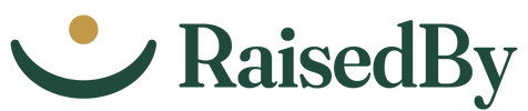 RaisedBy header logo evergreen